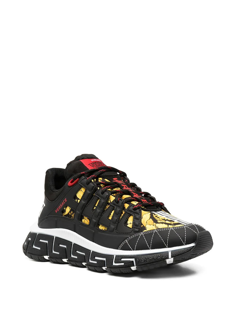 Versace Trigreca baroque-print sneakers